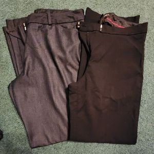 2 pair of dress pants